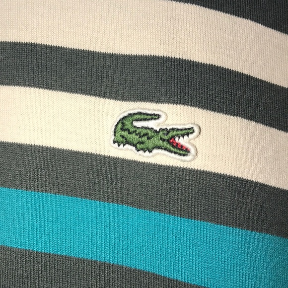 Striped Lacoste polo - Picture 2 of 4
